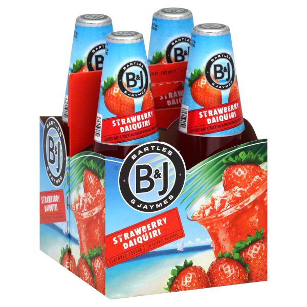 Bartles & Jaymes Strawberry Daiquiri 11.2 oz Bottles Shop Malt