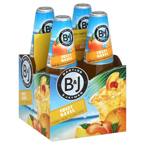 Bartles & Jaymes Fuzzy Navel 11.2 oz Bottles Shop Malt Beverages