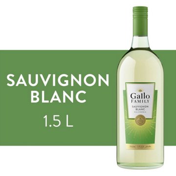 Gallo Family Vineyards Sauvignon Blanc California White Wine, 1.5 L