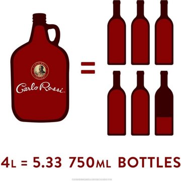 Carlo Rossi Burgundy Wine, 4 L