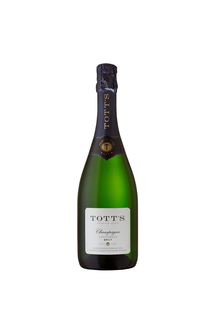Tott's Brut Champagne Calfornia Sparkling Wine; image 1 of 2