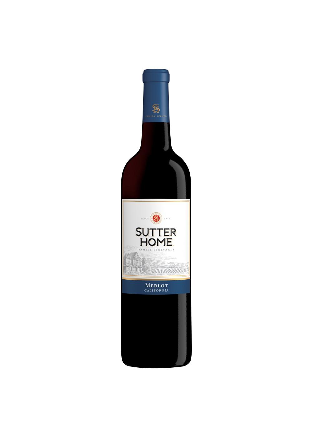Sutter Home Merlot California Red Wine; image 1 of 5