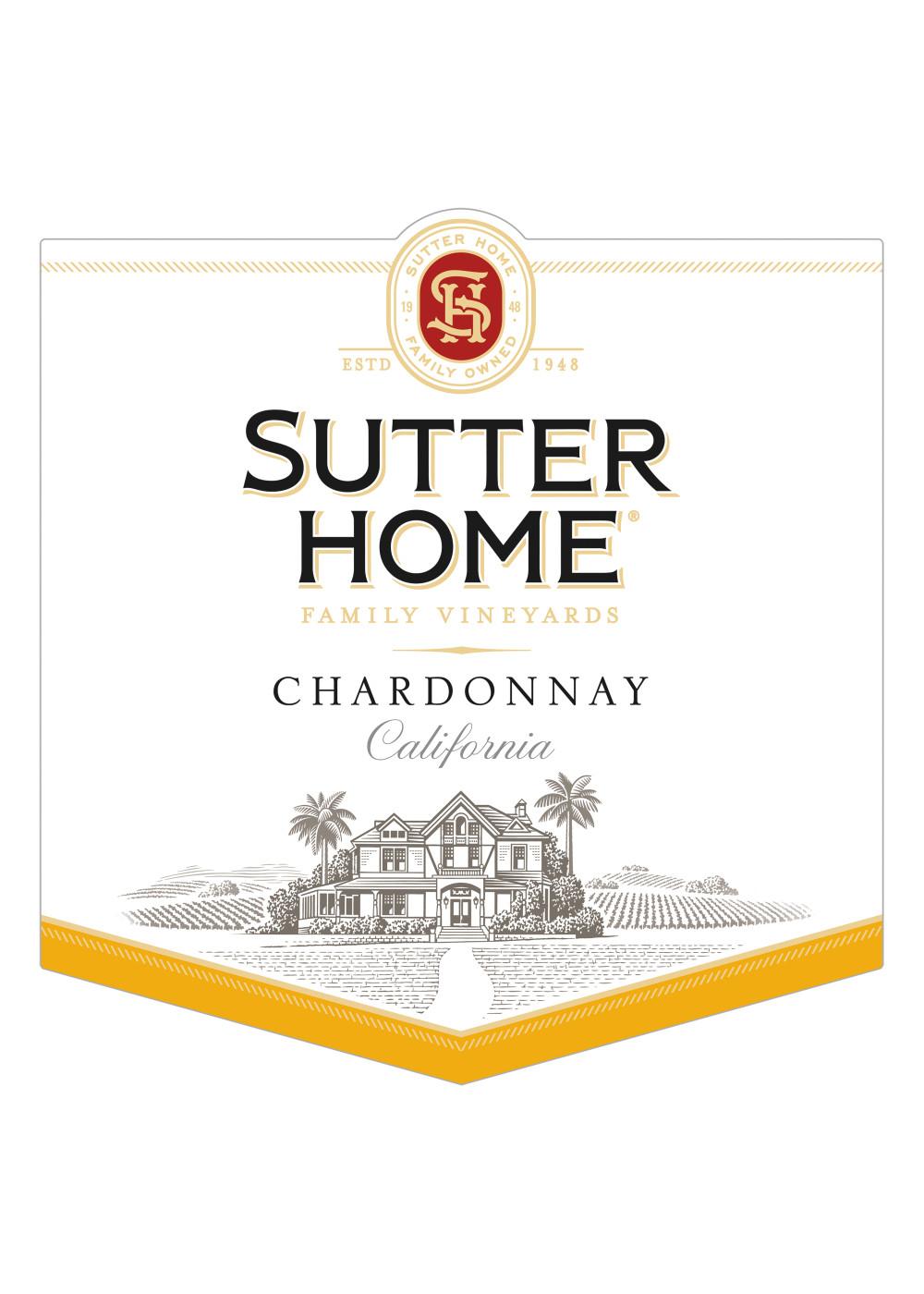 Sutter Home Family Vineyards Chardonnay Wine; image 2 of 5