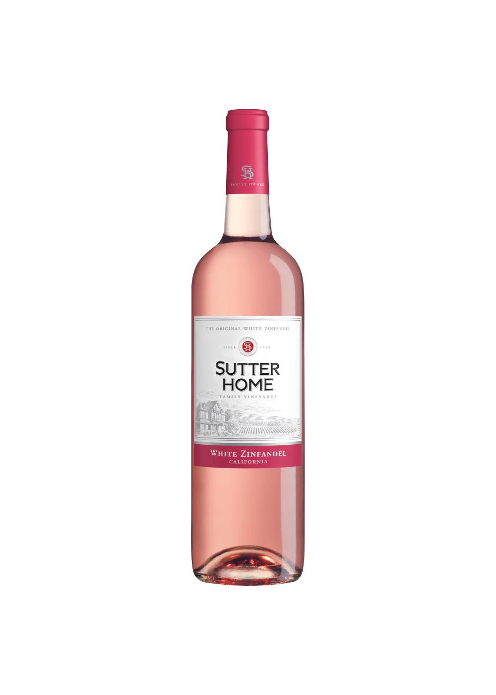 Sutter Home Family Vineyards White Zinfandel Wine; image 1 of 4