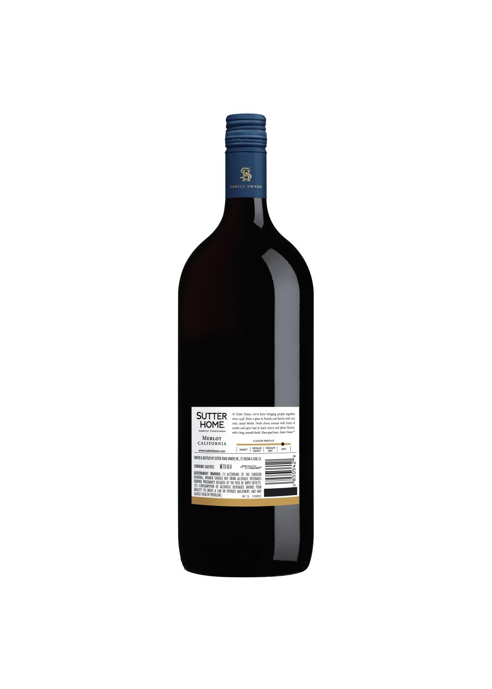 Sutter Home Family Vineyards Merlot Wine; image 4 of 5