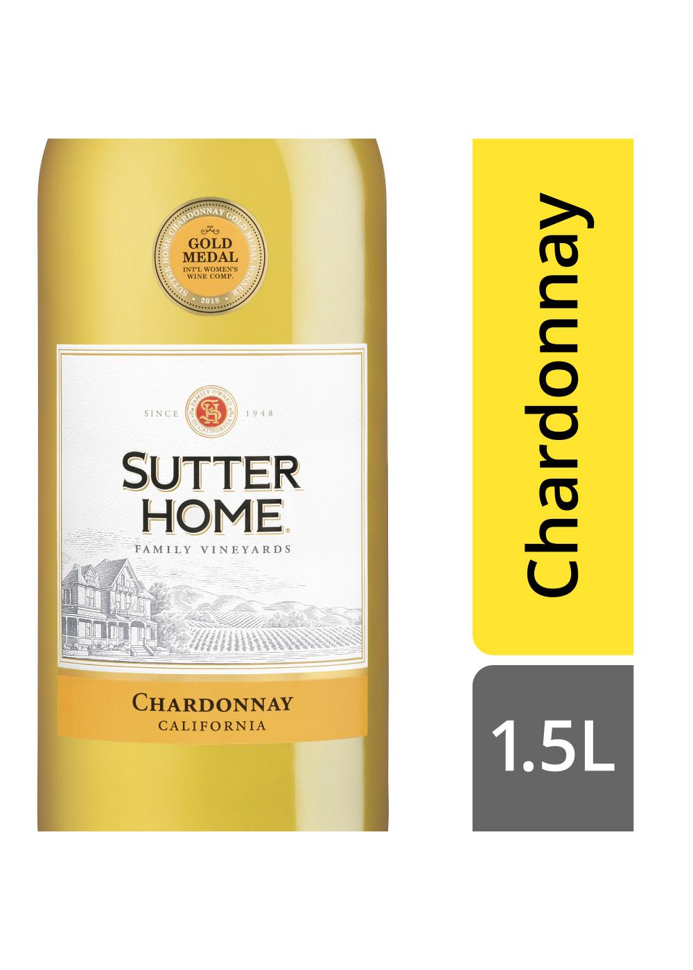 Sutter Home Family Vineyards Chardonnay Wine; image 2 of 4