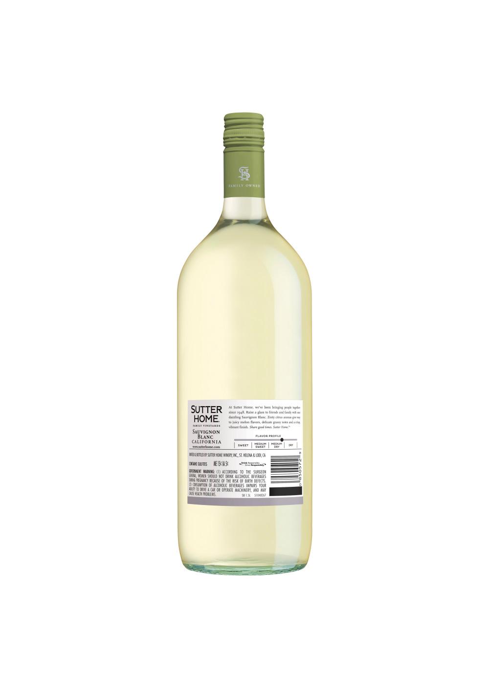 Sutter Home Family Vineyards Sauvignon Blanc Wine; image 4 of 4