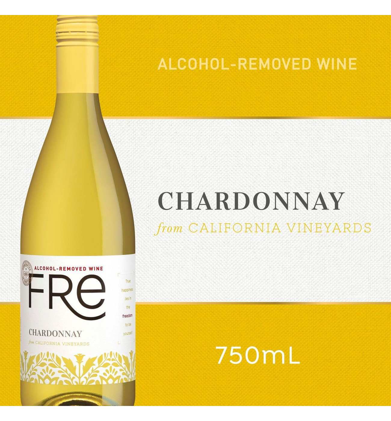 Sutter Home Family Vineyards Fre Alcohol Removed Chardonnay Shop Wine