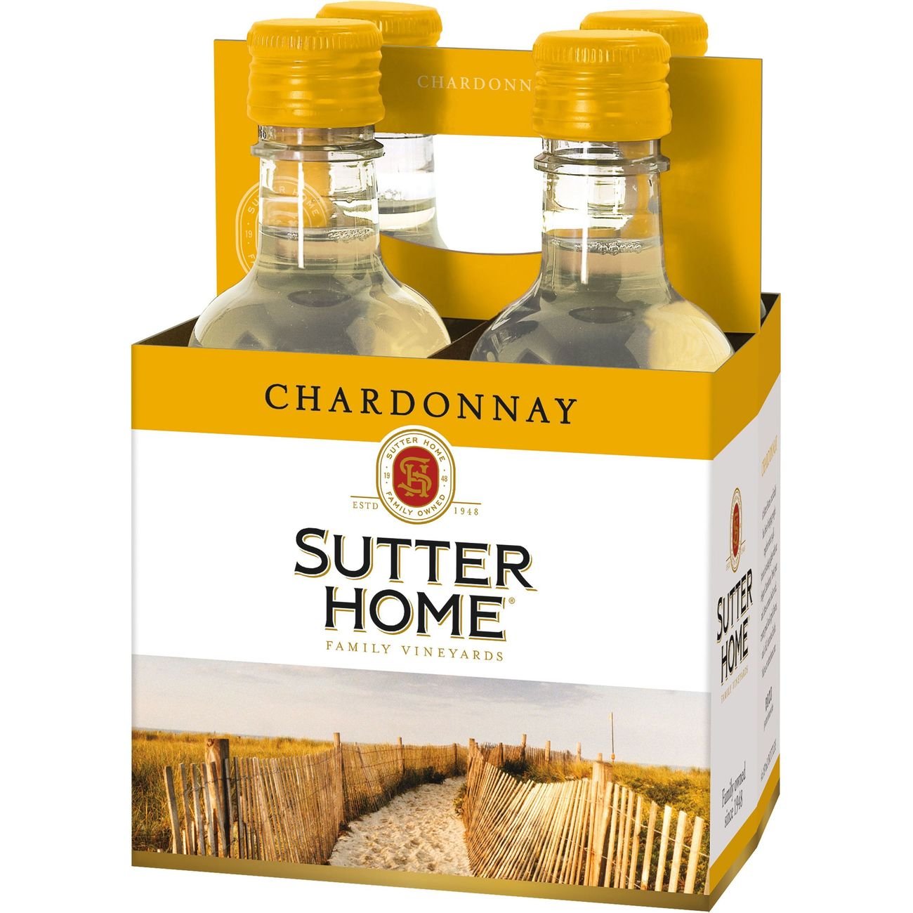 Sutter Home Family Vineyards Chardonnay White Wine 4 pk Bottles Shop