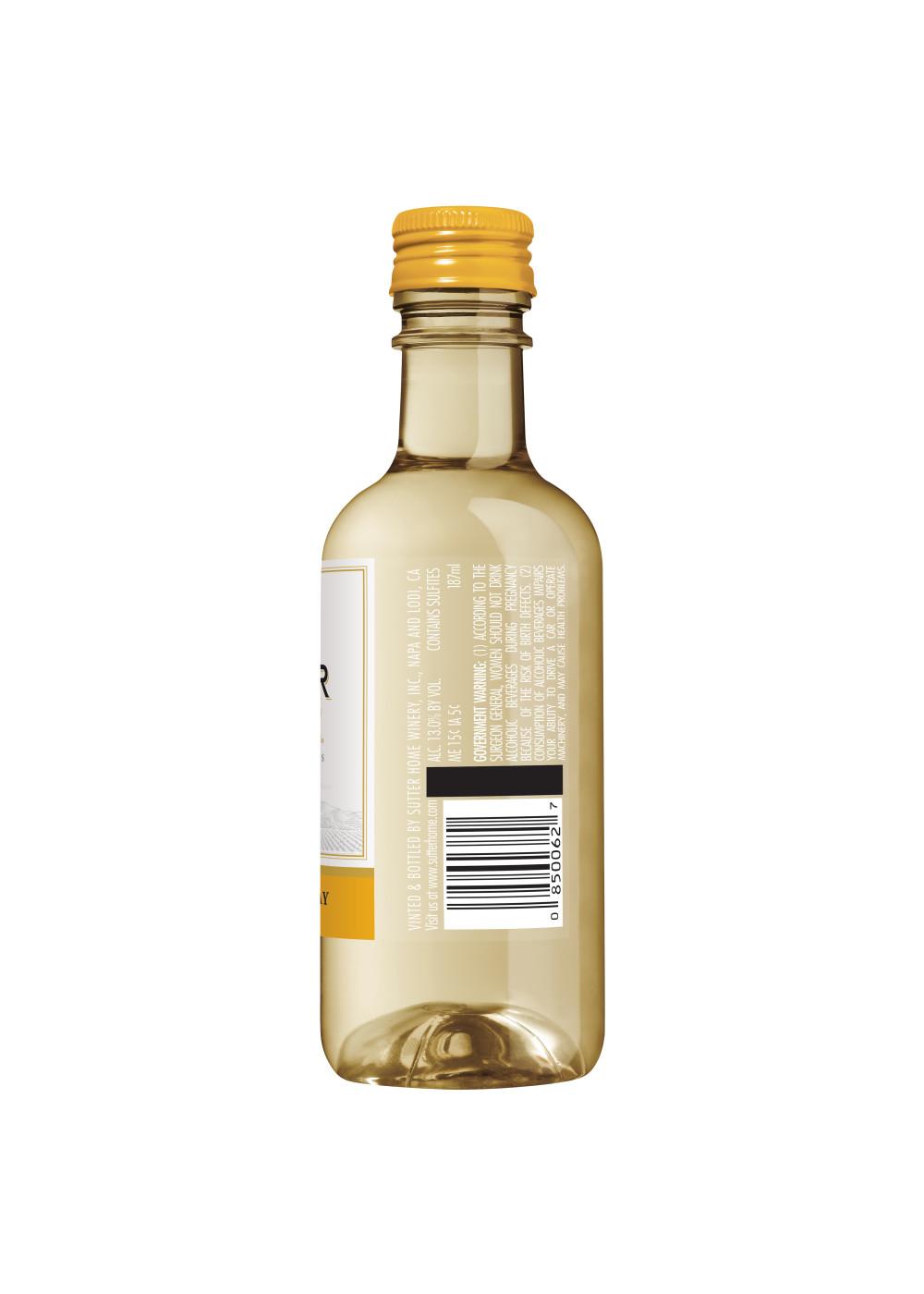 Sutter Home Family Vineyards Chardonnay White Wine 4 pk Bottles; image 5 of 8