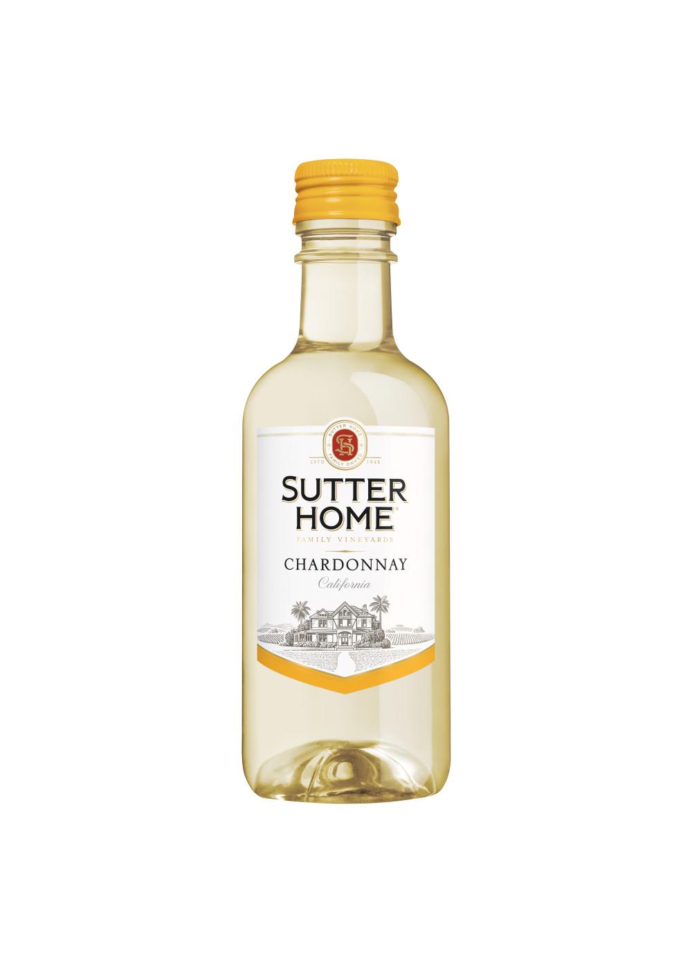 Sutter Home Family Vineyards Chardonnay White Wine 4 pk Bottles; image 7 of 8