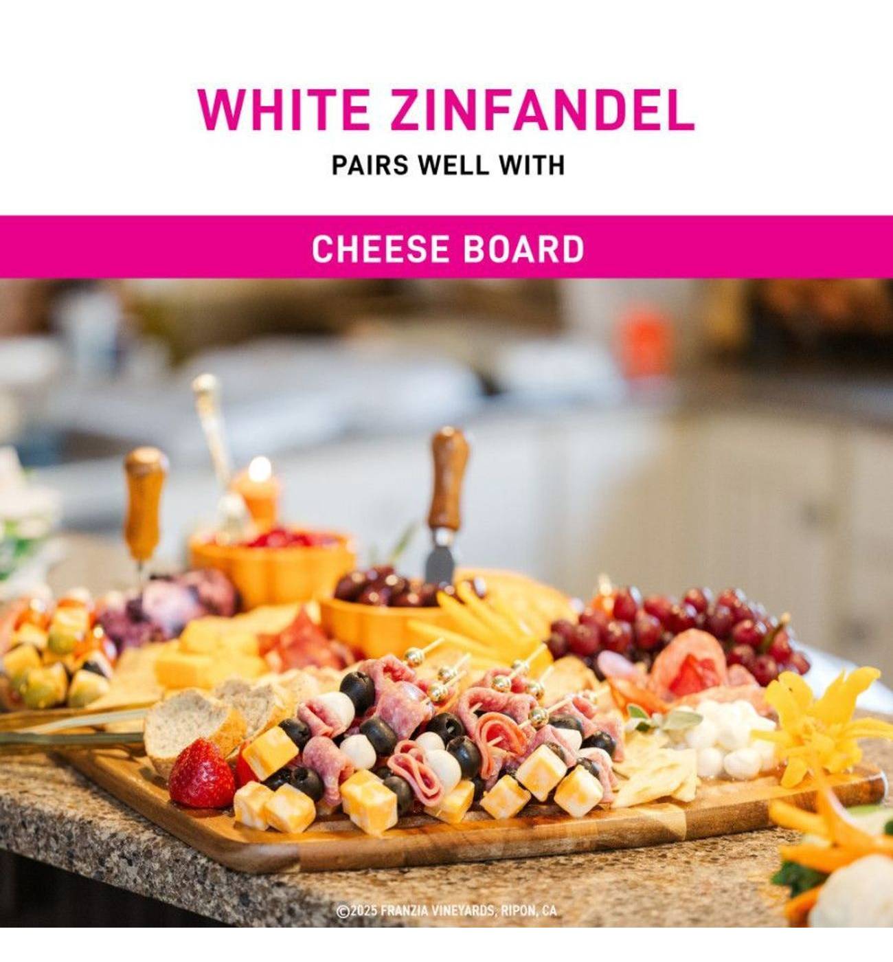 Franzia White Zinfandel California Box White Wine - Shop Wine at H-E-B