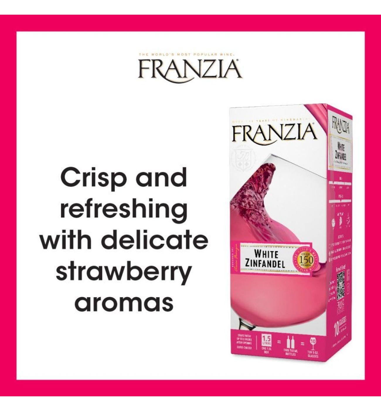 Franzia White Zinfandel California Box White Wine - Shop Wine at H-E-B