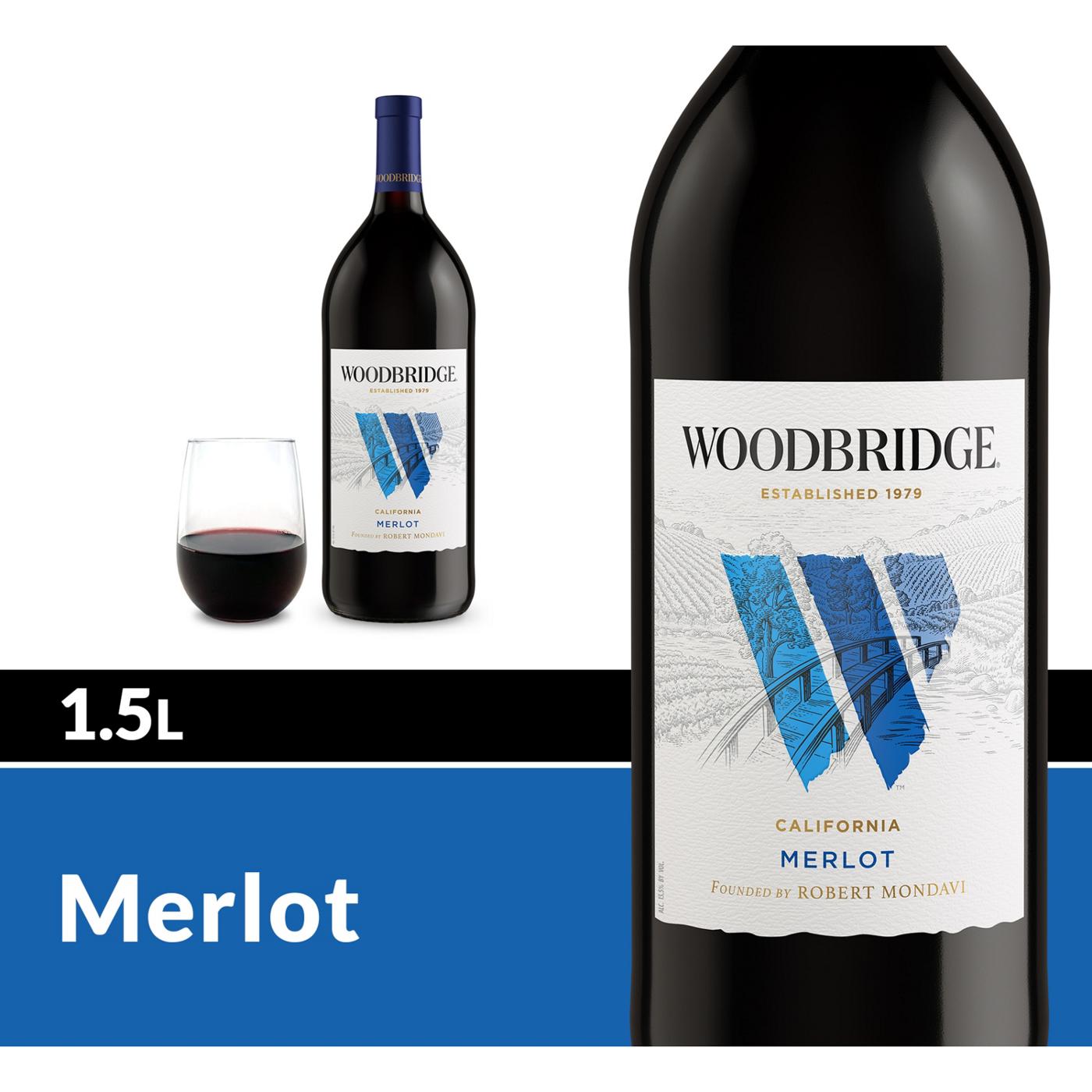 Woodbridge Merlot Red Wine 1.5 L Bottle; image 2 of 10