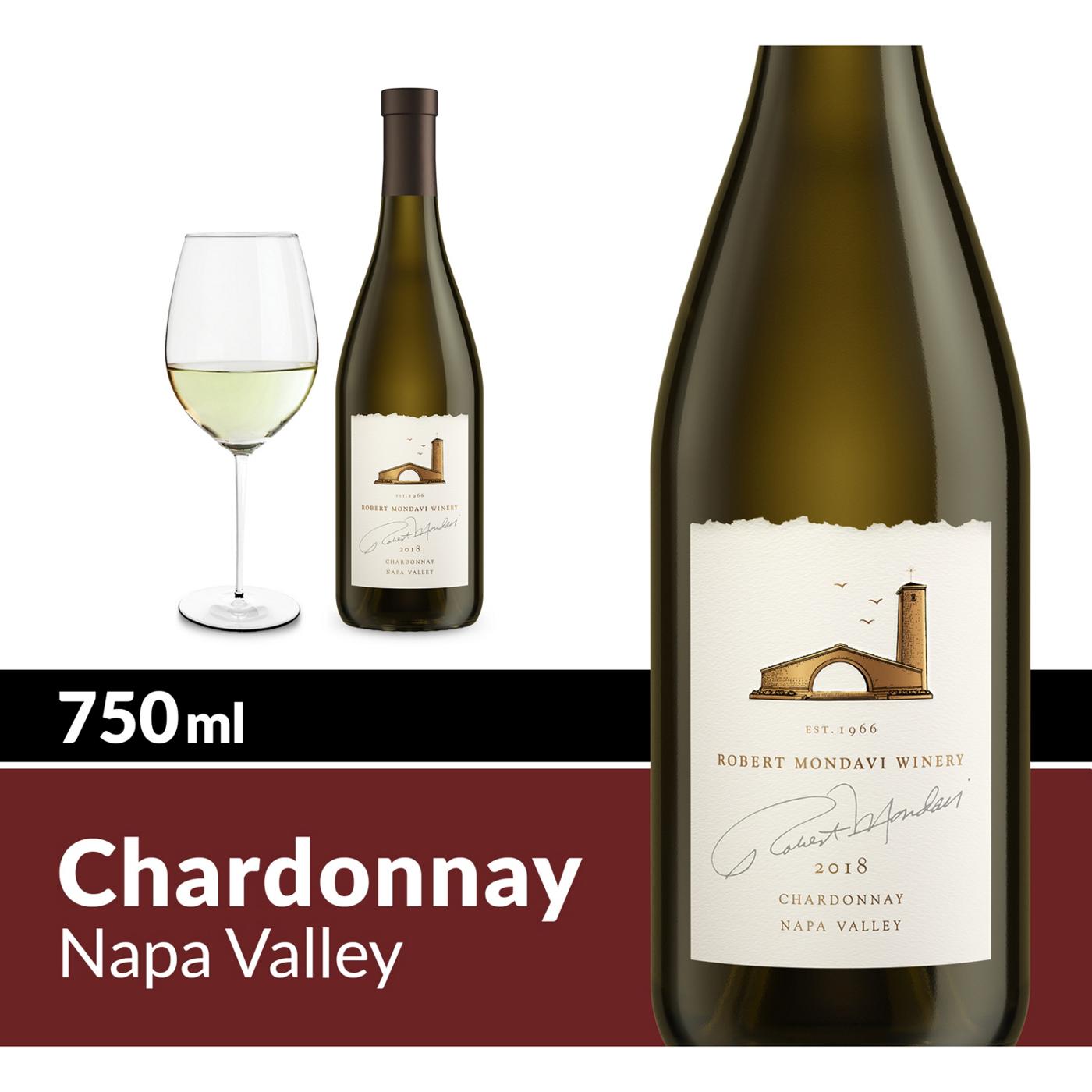 Robert Mondavi Winery Napa Valley Chardonnay White Wine 750 mL Bottle; image 3 of 9