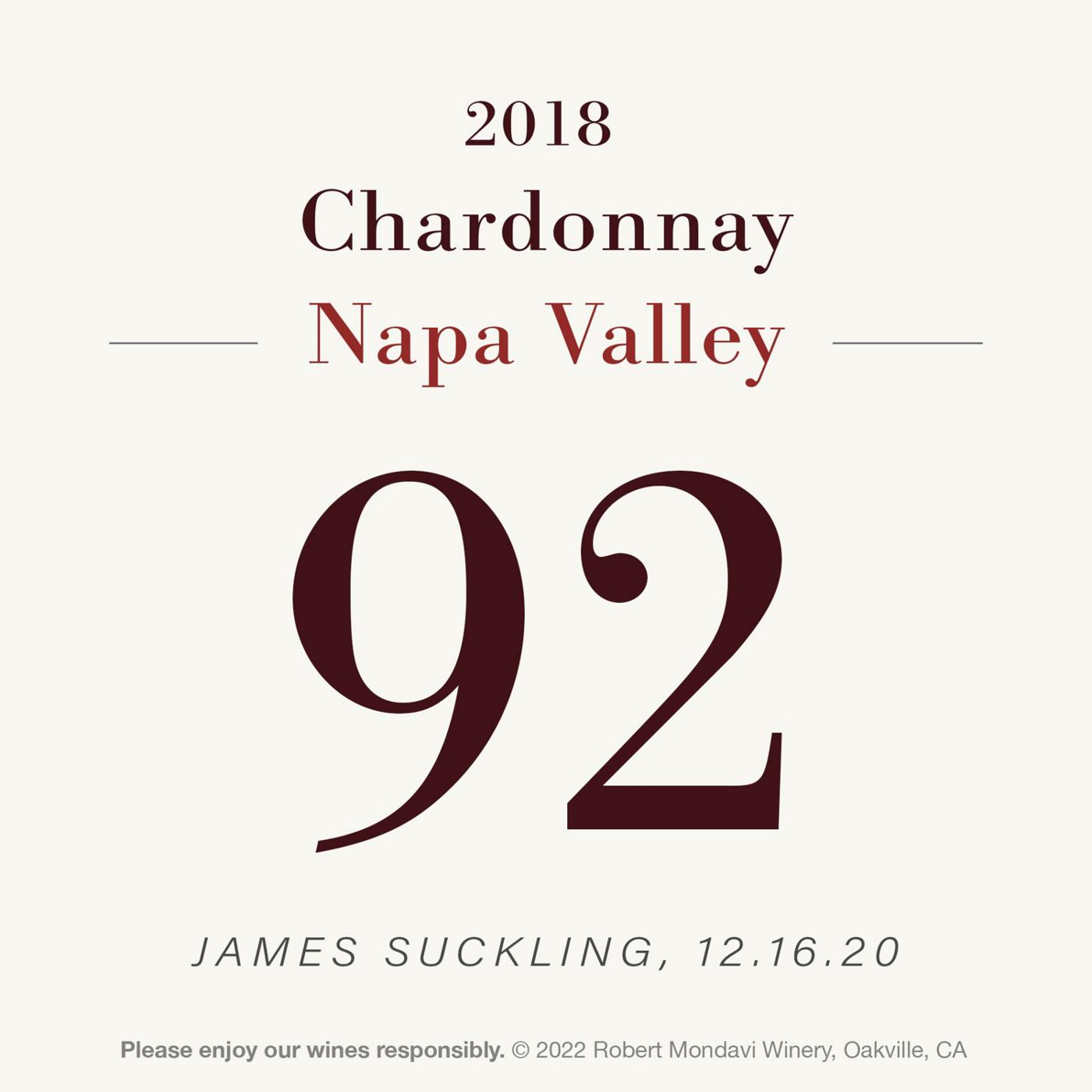 Robert Mondavi Winery Napa Valley Chardonnay White Wine 750 mL Bottle; image 8 of 9