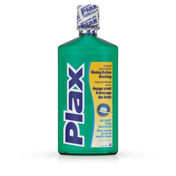 Plax Refreshing Oral Rinse Mouthwash - Soft Mint, 24