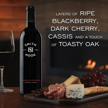 Smith & Hook Central Coast Cabernet Sauvignon Red Wine, 750 mL