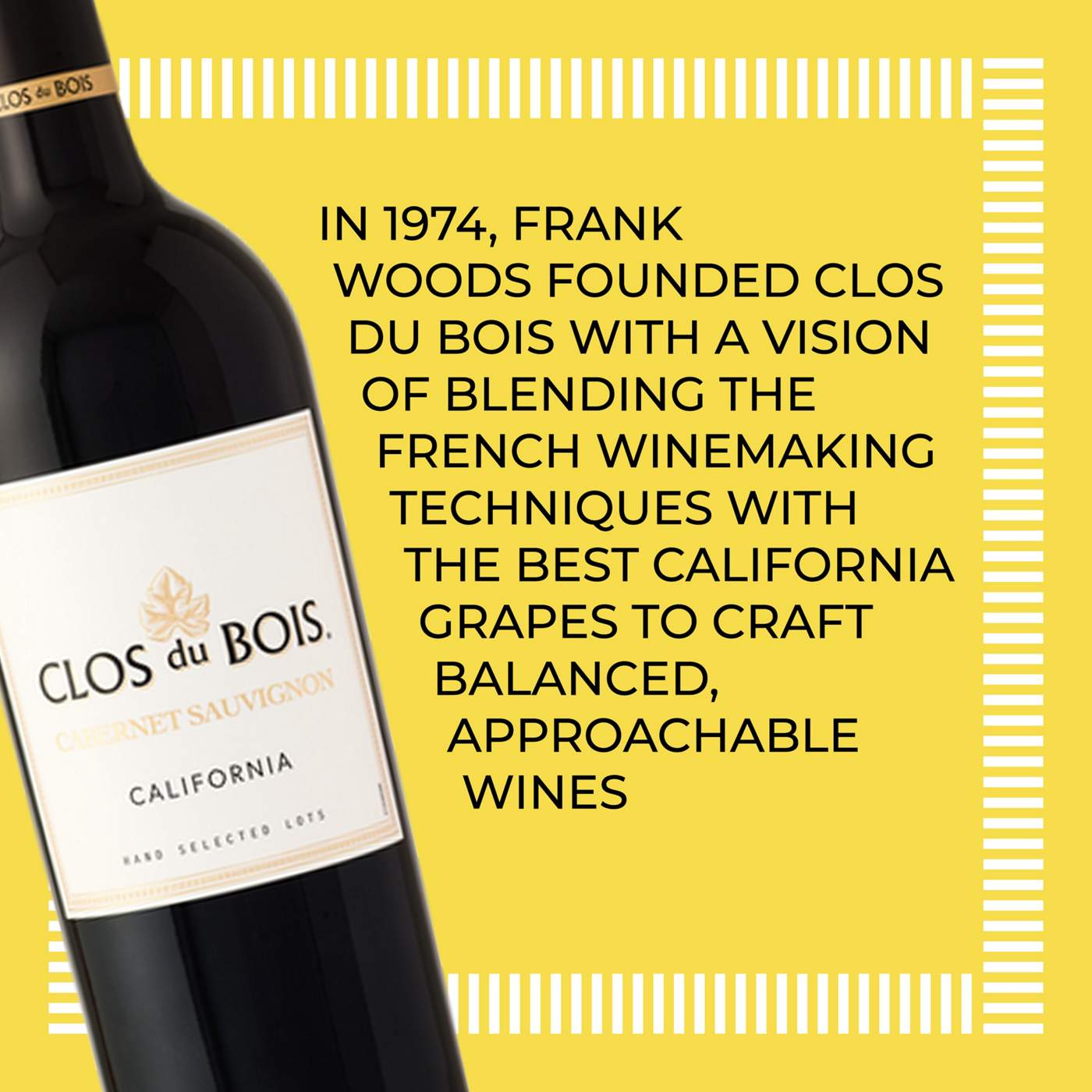Clos Du Bois Cabernet Sauvignon Red Wine; image 2 of 9