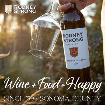 Rodney Strong Cabernet Sauvignon California Red Wine, 750 mL