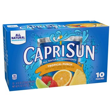 Capri Sun Tropical Punch Juice Drink Blend 10 pk Pouches