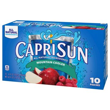 Capri Sun Mountain Cooler Juice Drink Blend 10 pk Pouches