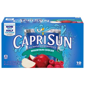 Capri Sun Mountain Cooler Juice Drink Blend 10 pk Pouches