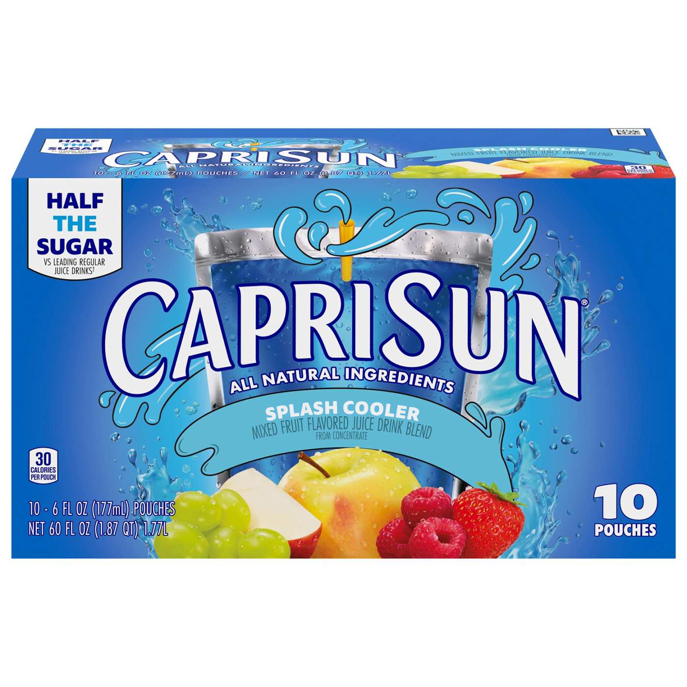 Capri Sun Splash Cooler Juice Drink Blend 10 pk Pouches; image 1 of 2