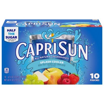 Capri Sun Splash Cooler Juice Drink Blend 10 pk Pouches