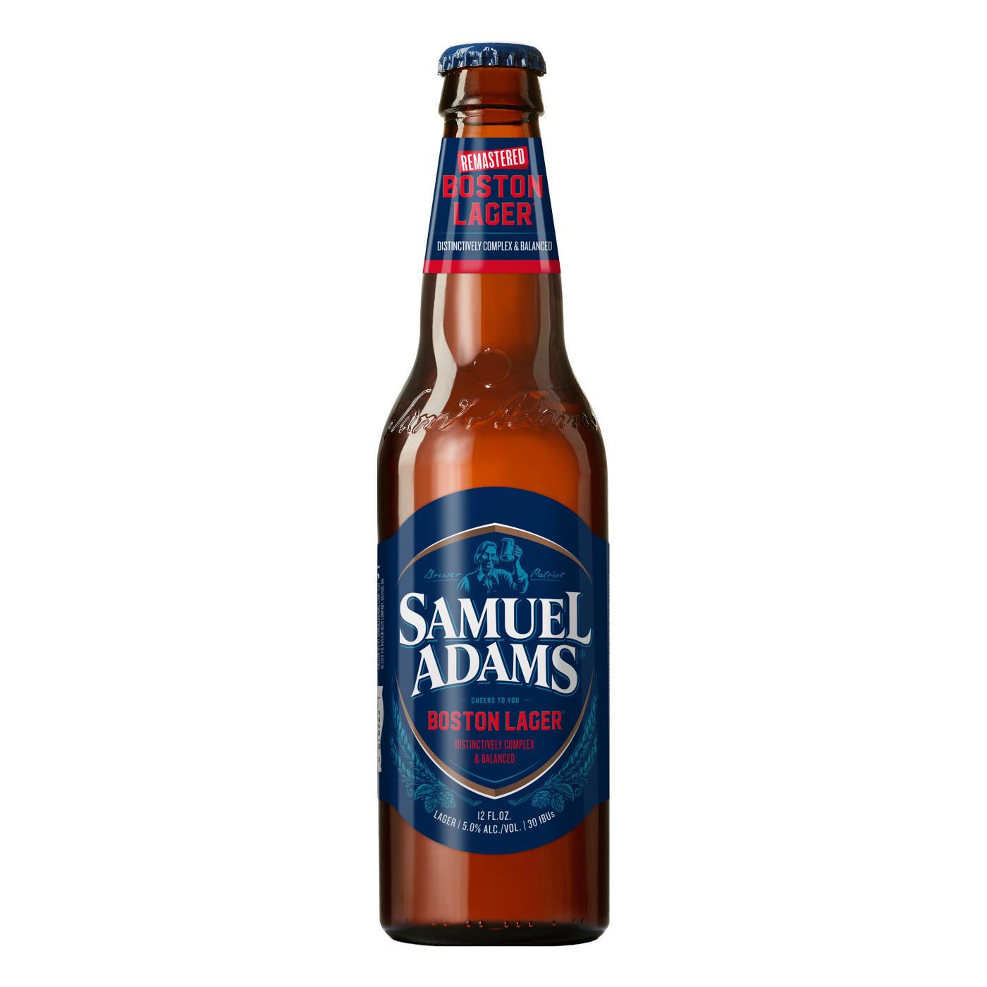 Samuel Adams Boston Lager Beer 6 pk Bottles; image 2 of 3