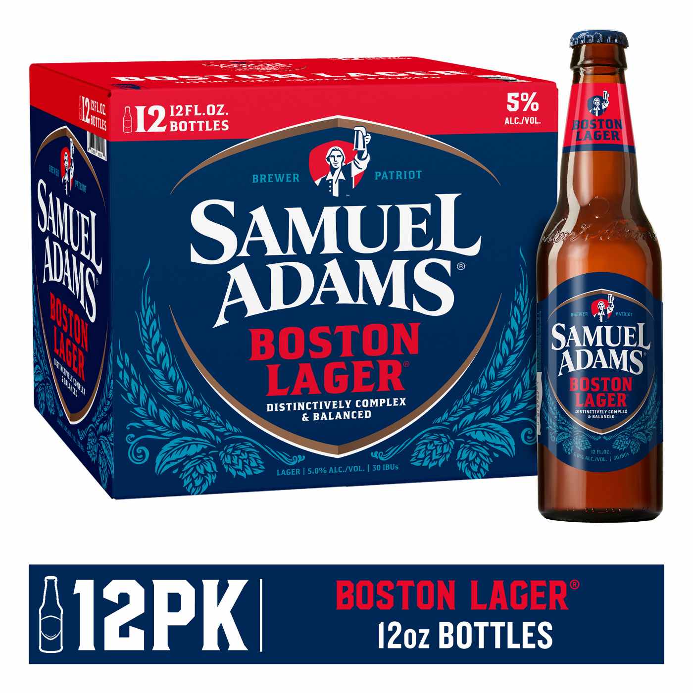 Samuel Adams Boston Lager Beer 12 pk Cans; image 3 of 3