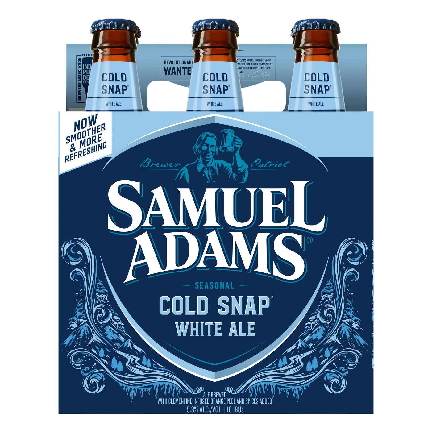 Samuel Adams Cold Snap Seasonal Beer 6 pk Bottles; image 1 of 3