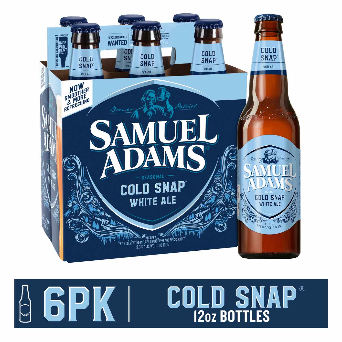 Samuel Adams Cold Snap Seasonal Beer 6 pk Bottles; image 2 of 3