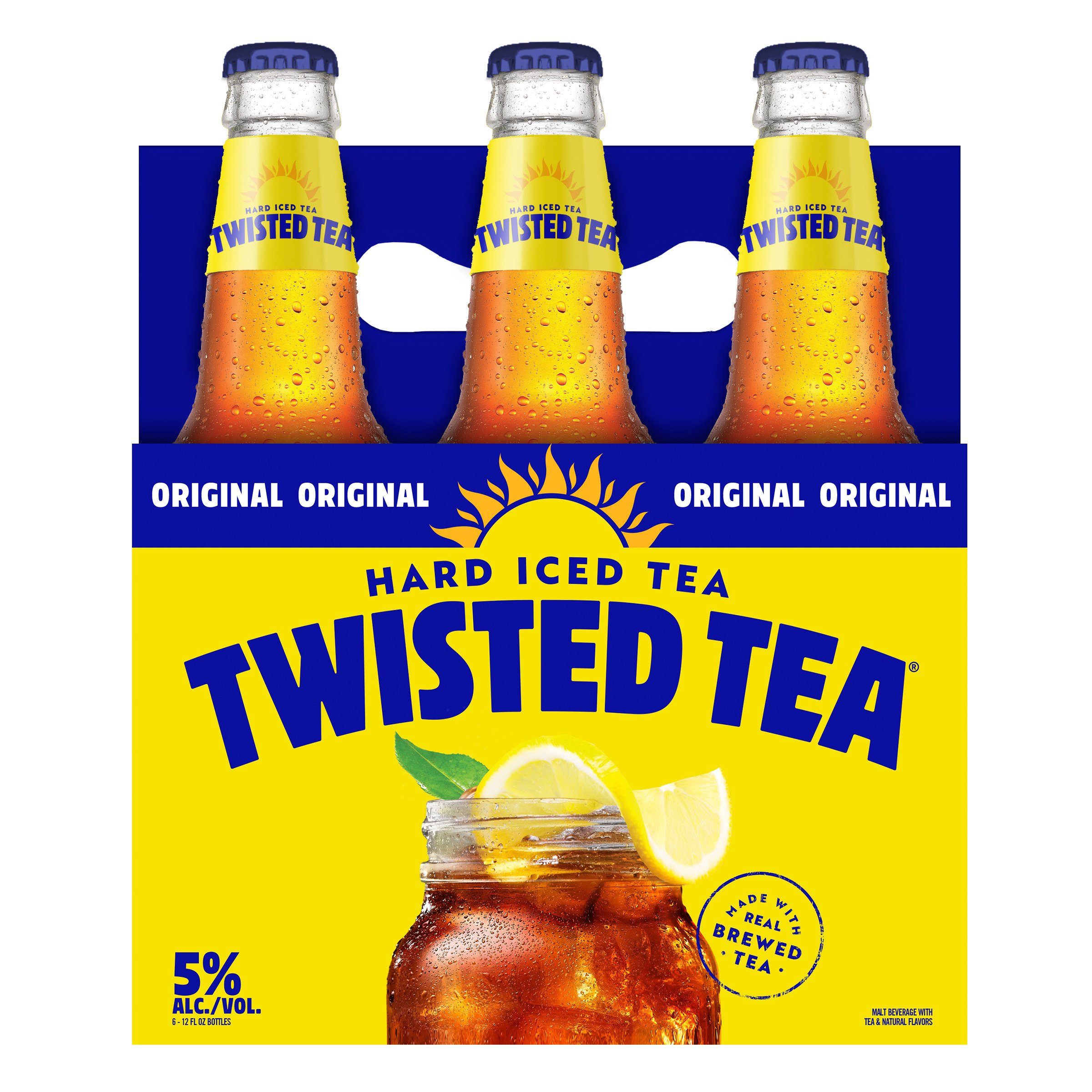 Twisted Tea Hard Iced Tea 6 pk Bottles Shop Malt Beverages & Coolers at HEB