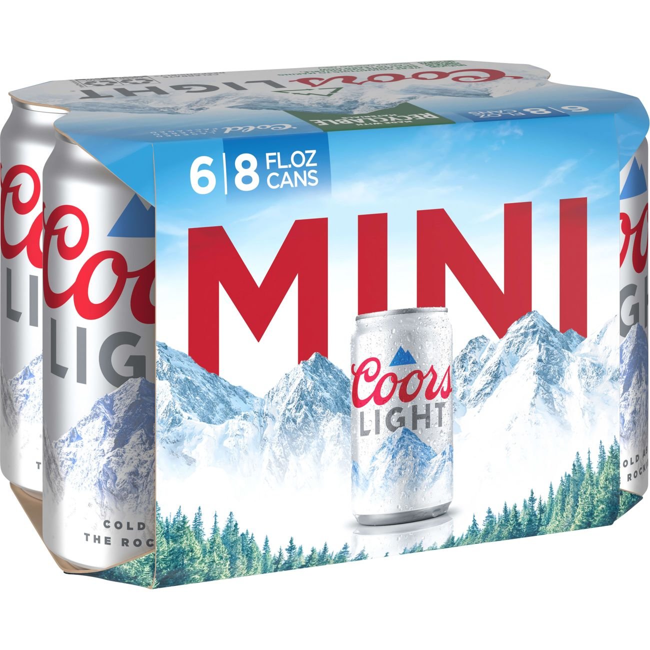 Coors Light Beer 6 pk Cans - Shop Beer at H-E-B