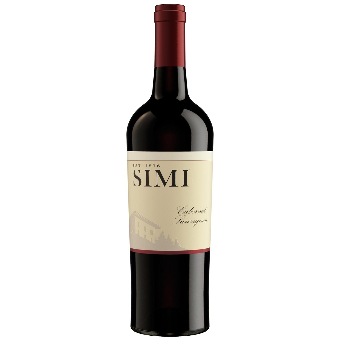 SIMI Cabernet Sauvignon Red Wine 750 mL Bottle; image 1 of 10