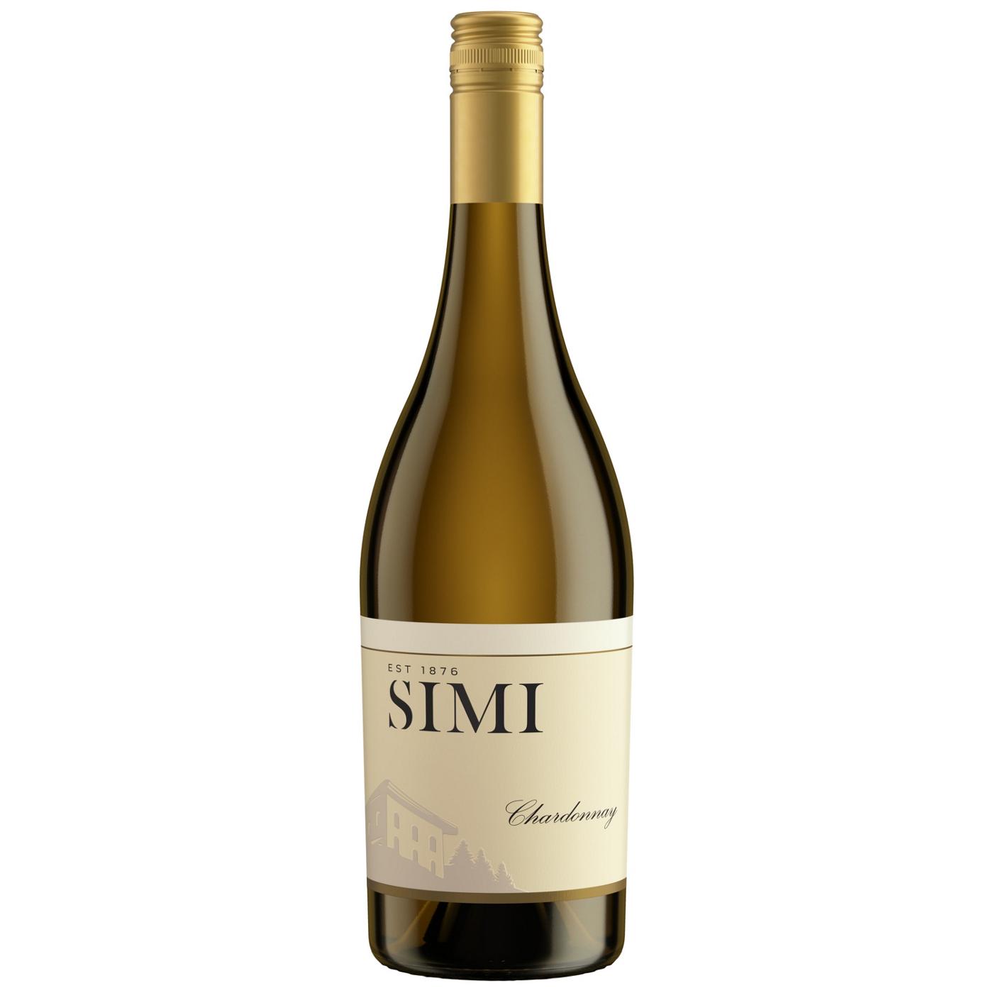 SIMI Chardonnay White Wine 750 mL Bottle; image 1 of 12