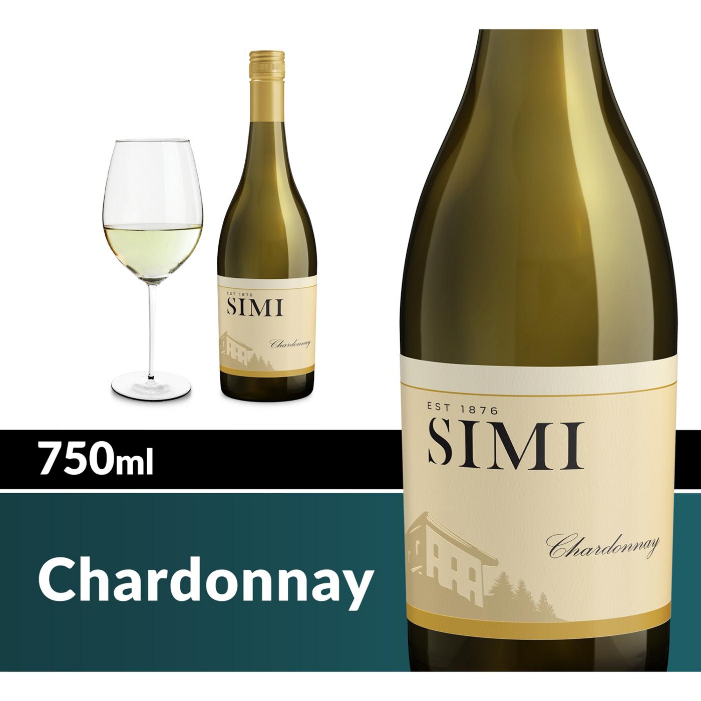 SIMI Chardonnay White Wine 750 mL Bottle; image 11 of 12