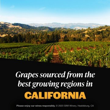 SIMI Sauvignon Blanc California White Wine, 750 mL