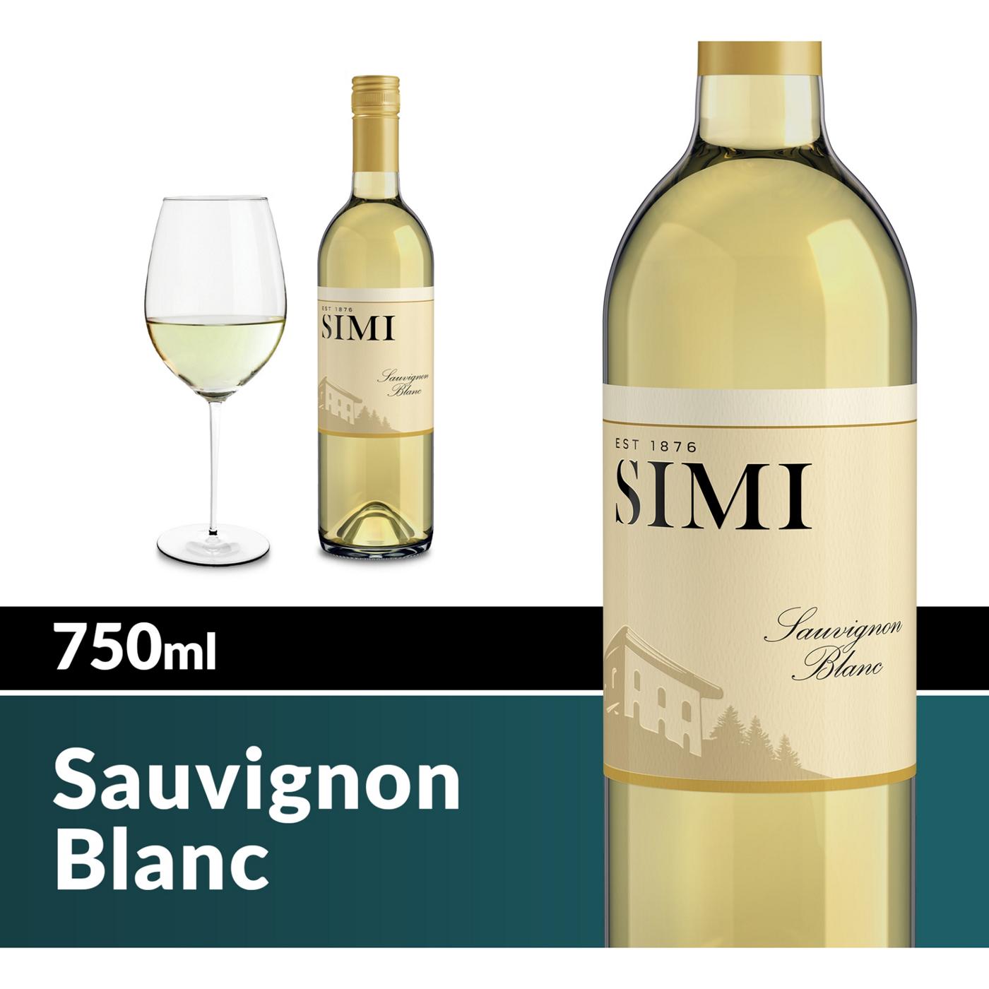 SIMI Sauvignon Blanc White Wine 750 mL Bottle; image 7 of 12