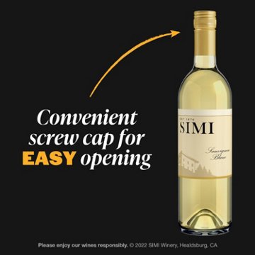 SIMI Sauvignon Blanc California White Wine, 750 mL