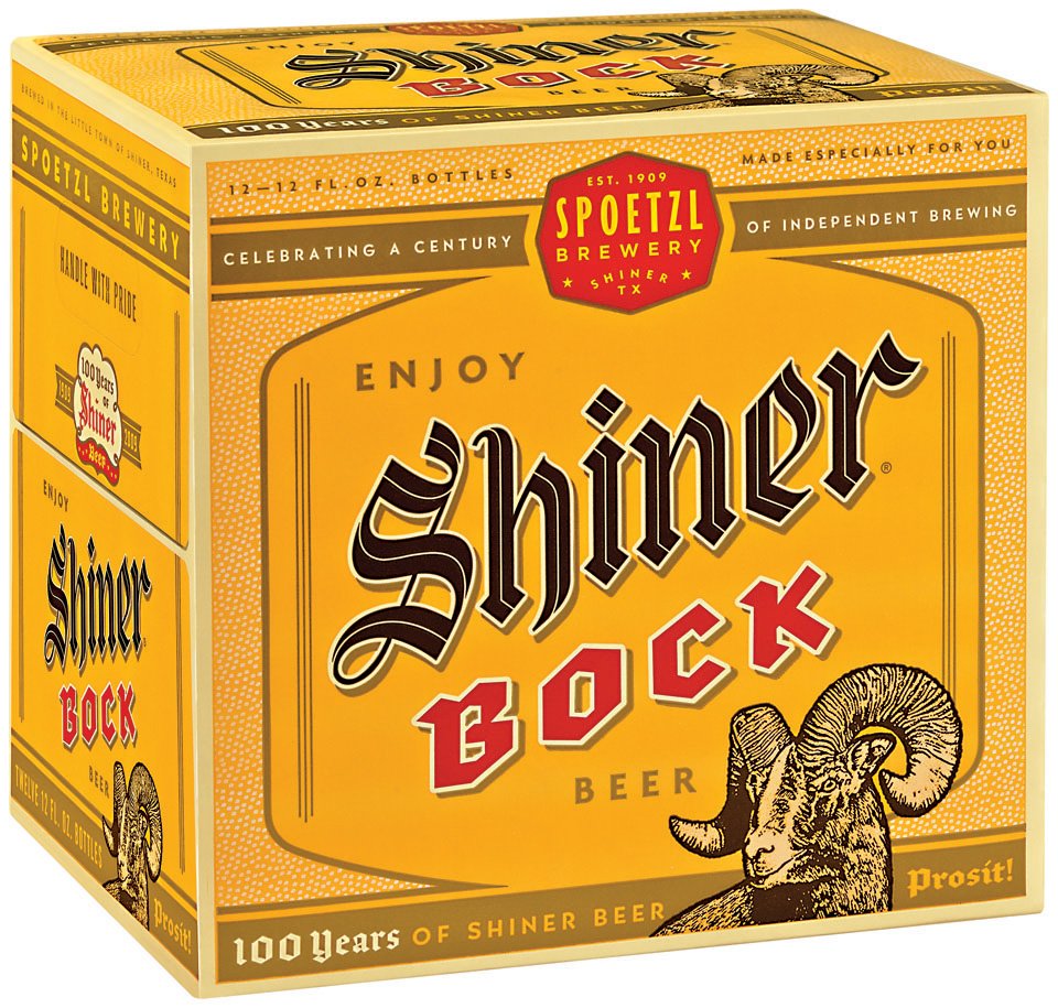 Shiner Bock Beer 12 oz Bottles Shop Beer at HEB