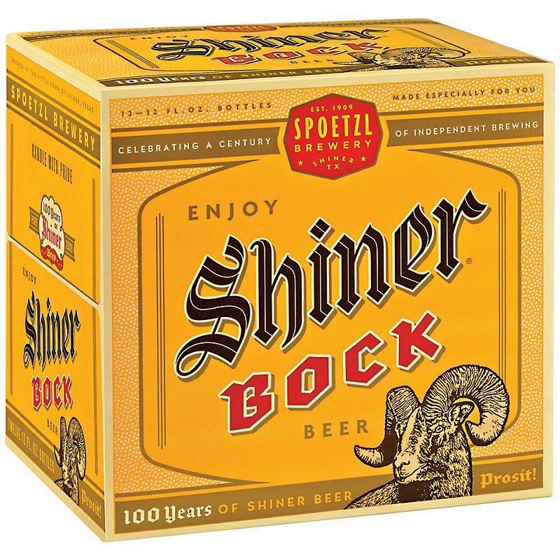 Shiner Bock Beer 12 Oz Bottles Shop Beer At H E B