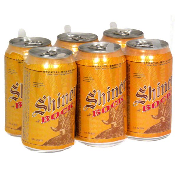 Shiner Bock Beer 6 Pk Cans Shop Beer At H E B