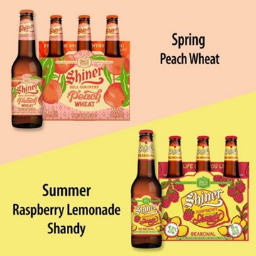 Shiner Craft Beer Seasonal 6 pk Bottles, 12 oz