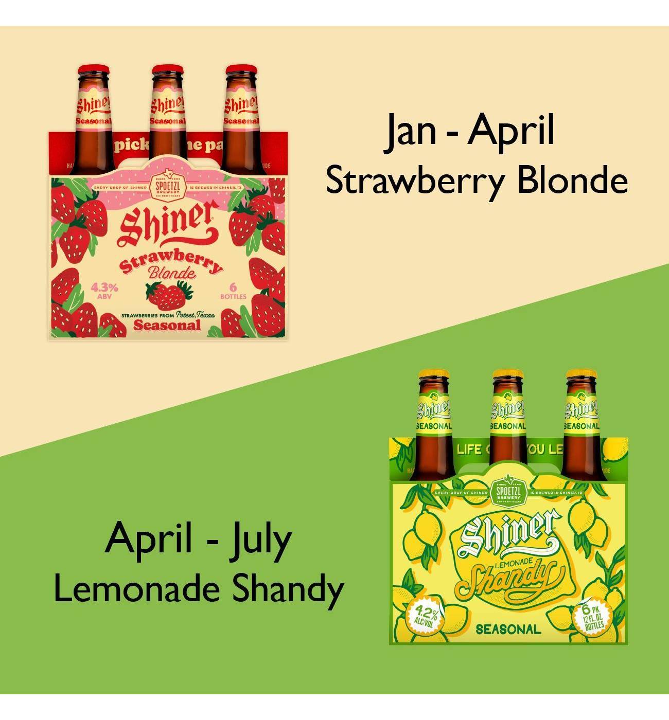 Shiner Seasonal Beer 6 pk Bottles - Lemonade Shandy; image 5 of 6