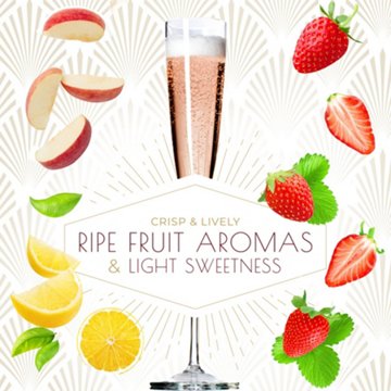 Domaine Ste. Michelle Brut Rose Washington Sparkling Wine, 750 mL