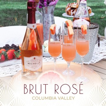 Domaine Ste. Michelle Brut Rose Washington Sparkling Wine, 750 mL