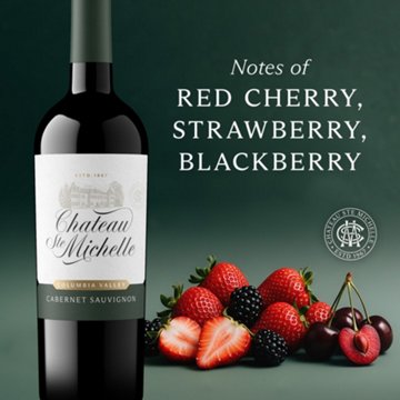 Chateau Ste. Michelle Cabernet Sauvignon Washington Red Wine, 750 mL