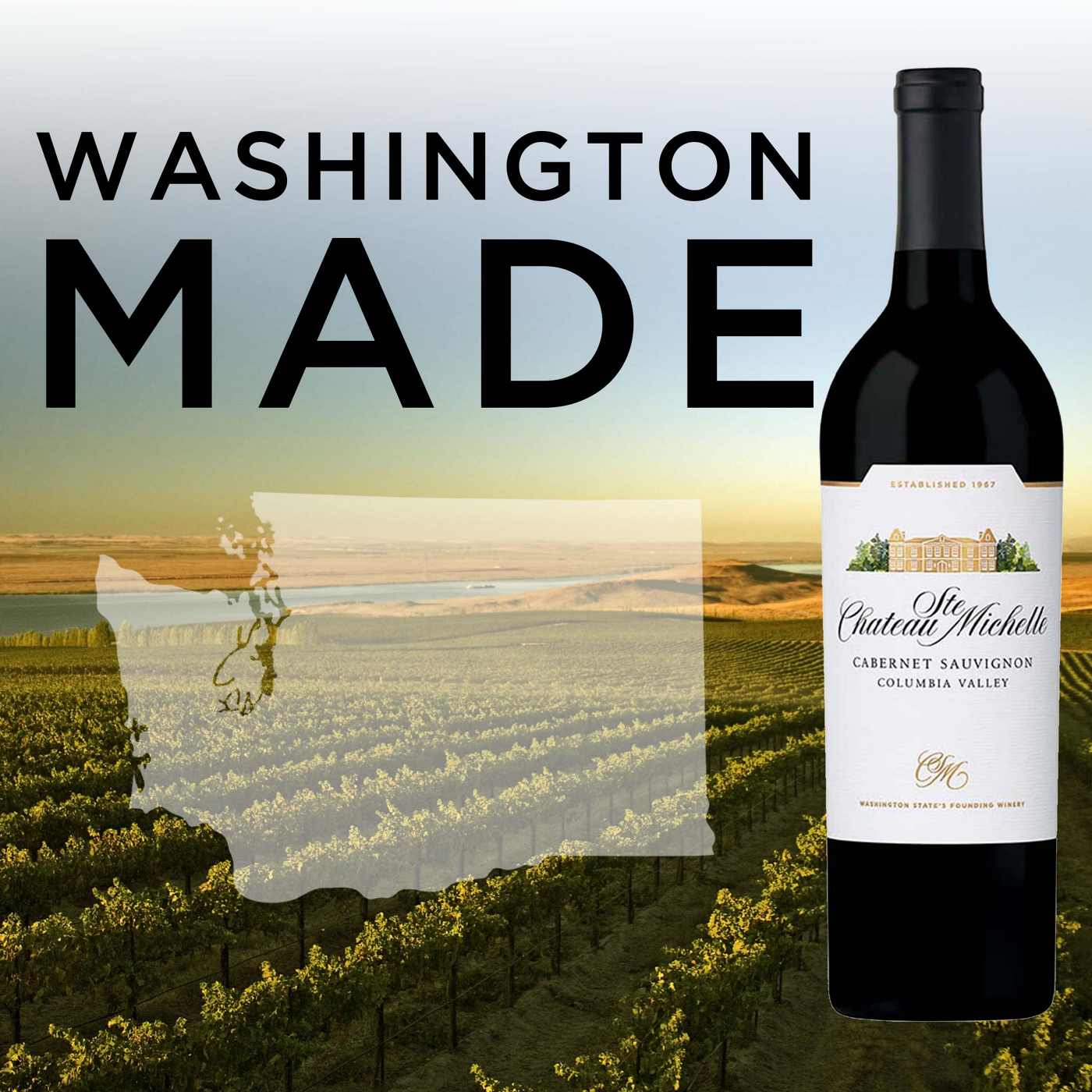 Chateau Ste. Michelle Cabernet Sauvignon Washington Red Wine; image 4 of 7